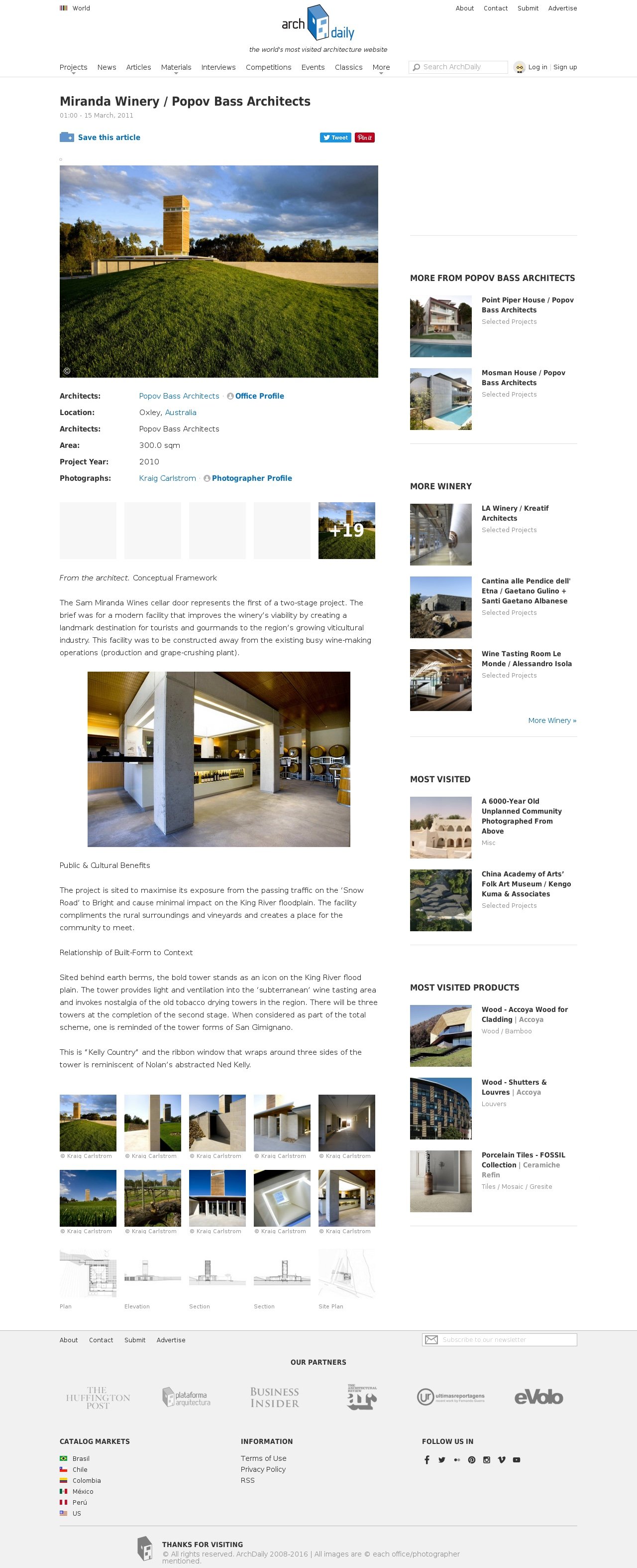 Miranda Winery Archdaily