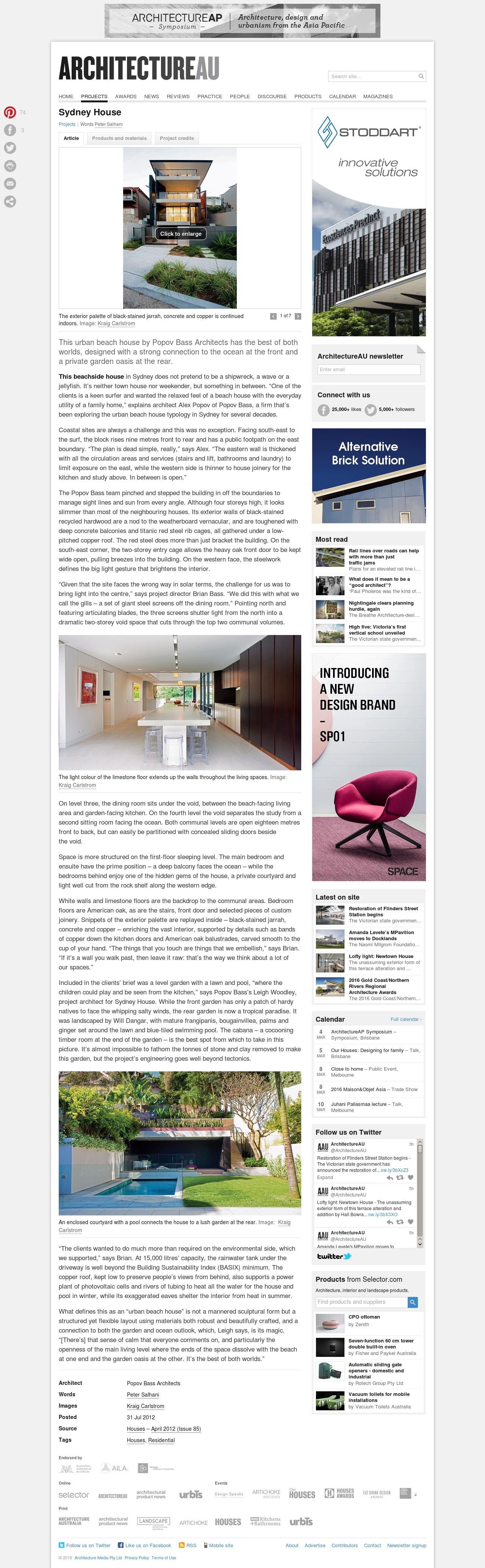 Sydney House Architecture AU